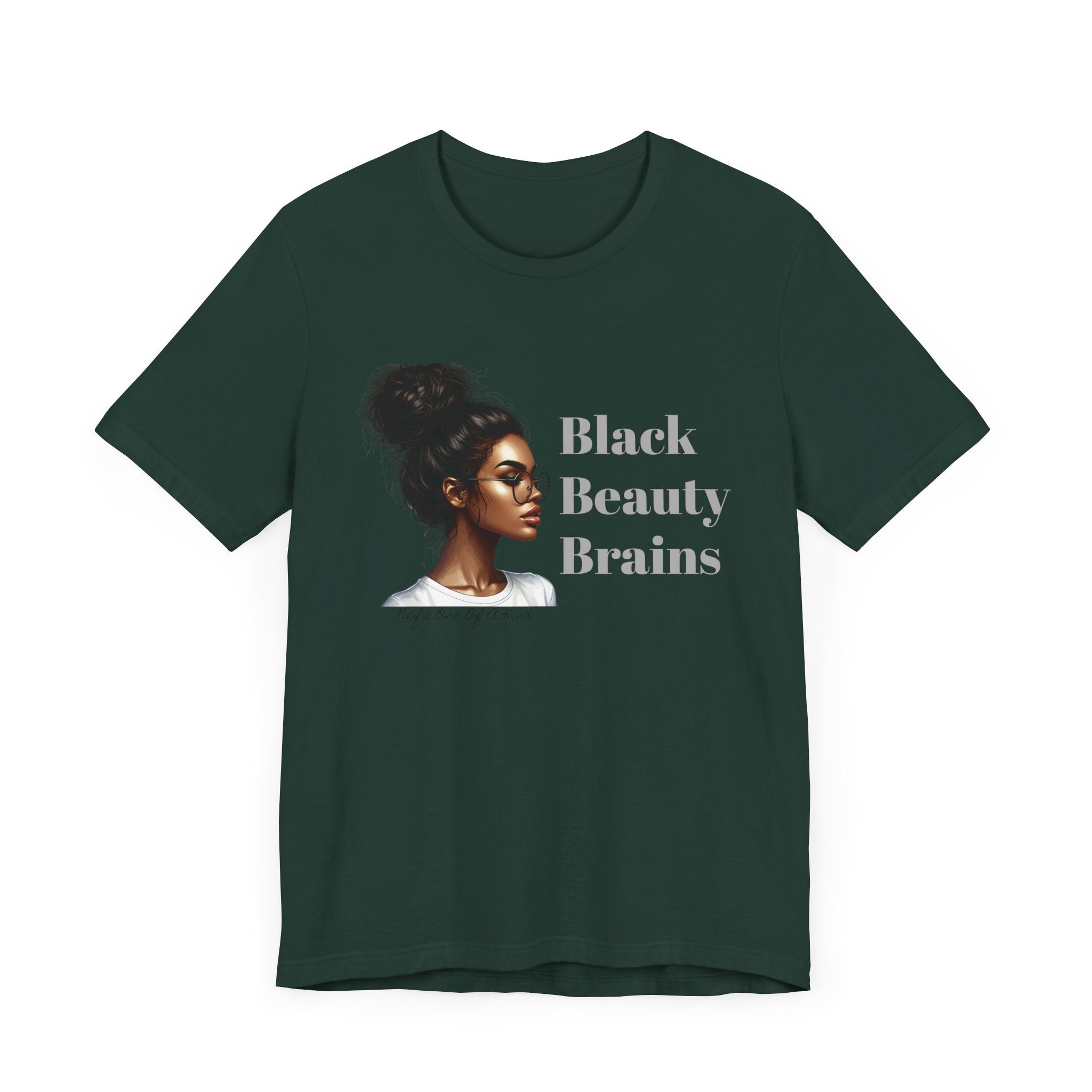 Black, beauty and Brains Sleeve Tee